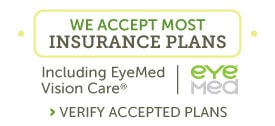 We accept EyeMed and most insurance plans
